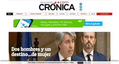 Desktop Screenshot of cronicamadrid.com