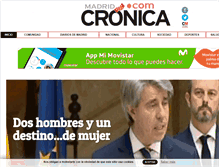 Tablet Screenshot of cronicamadrid.com